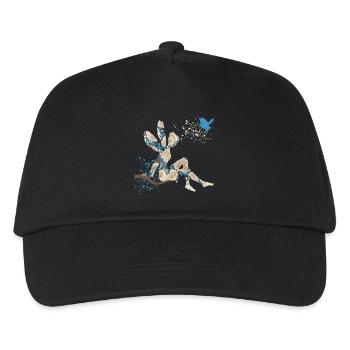 frais e 242 - Casquette de baseball Enfant - noir - Devant