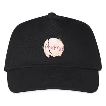 Princess Pink Gold Accents - Casquette de baseball Enfant - noir - Devant