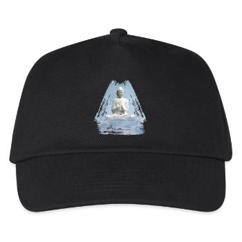 buddha 1 - Kinder Basecap - Schwarz - Vorne