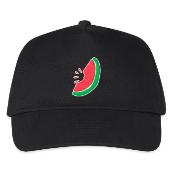 Caribbean island watermelon vacation vacation summer - Kids’ Baseball Cap - black - Front