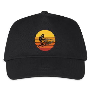 Jet Ski Design TShirt - Casquette de baseball Enfant - noir - Devant