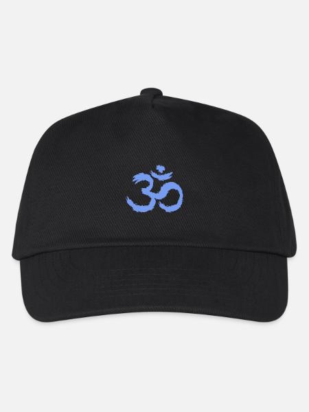 Om Yoga Shirt zur Meditation - Kinder Basecap - Schwarz