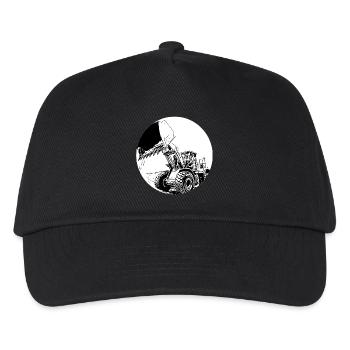 Radlader - Kinder Basecap - Schwarz - Vorne