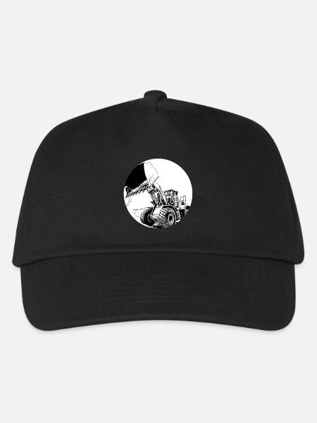 Radlader - Kinder Basecap - Schwarz