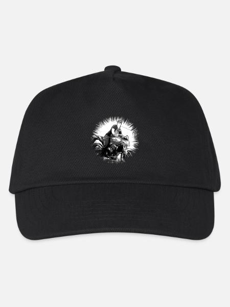 Motorrad - Kinder Basecap - Schwarz
