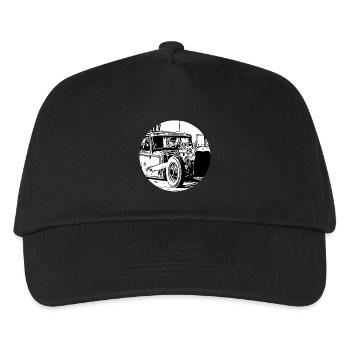 Auto - Kinder Basecap - Schwarz - Vorne