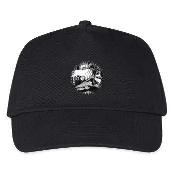 motorcycle - Kids’ Baseball Cap - black - Front