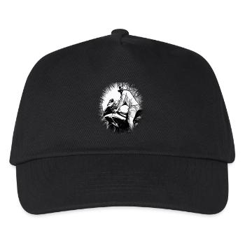motorcycle - Kids’ Baseball Cap - black - Front