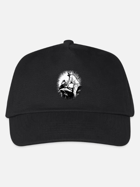 motorcycle - Kids’ Baseball Cap - black