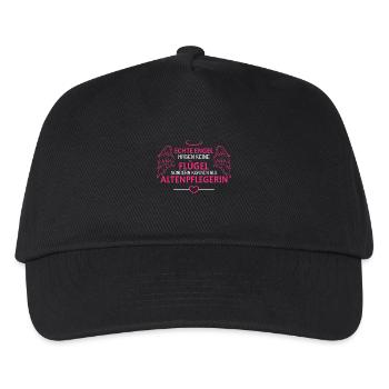 Altenpflegerin Engel Geschenk - Kinder Basecap - Schwarz - Vorne