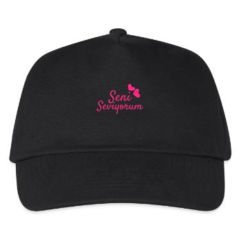 Seni Seviyorum turc - Casquette de baseball Enfant - noir - Devant