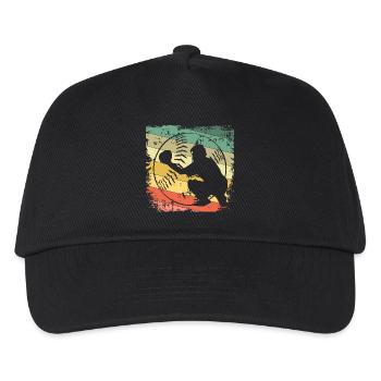 Baseball - Kinder Basecap - Schwarz - Vorne