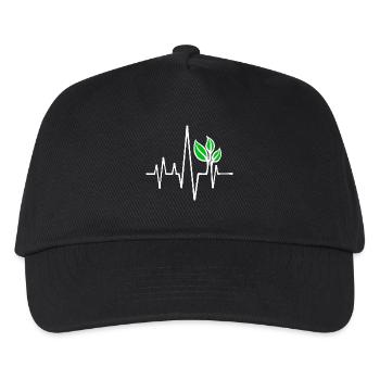 Environmental Protection Vegan - Kids’ Baseball Cap - black - Front