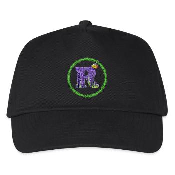 lavendel r - Kinder Basecap - Schwarz - Vorne