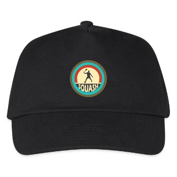 Squash Vintage Design - Kids’ Baseball Cap - black - Front