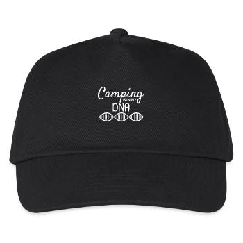 Camping - Kids’ Baseball Cap - black - Front