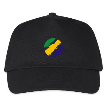 Brazil Colors Flag Flag - Kids’ Baseball Cap - black - Front