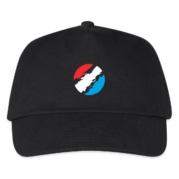 Luxembourg Colours Flag Flag - Kids’ Baseball Cap - black - Front
