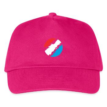 Luxembourg Colours Flag Flag - Kids’ Baseball Cap - fuchsia - Front