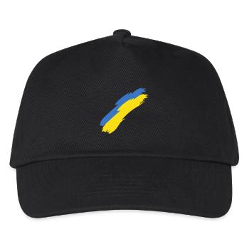 Ukraine - Kinder Basecap - Schwarz - Vorne