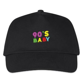 90S Baby 90S Costume Nostalgia - Kids’ Baseball Cap - black - Front