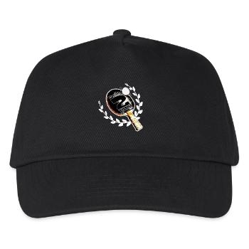 Tischtennis - Kinder Basecap - Schwarz - Vorne