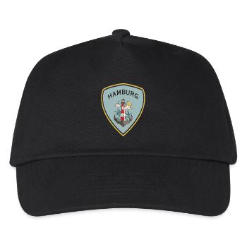 Design de l'écusson Hambourg - Casquette de baseball Enfant - noir - Devant