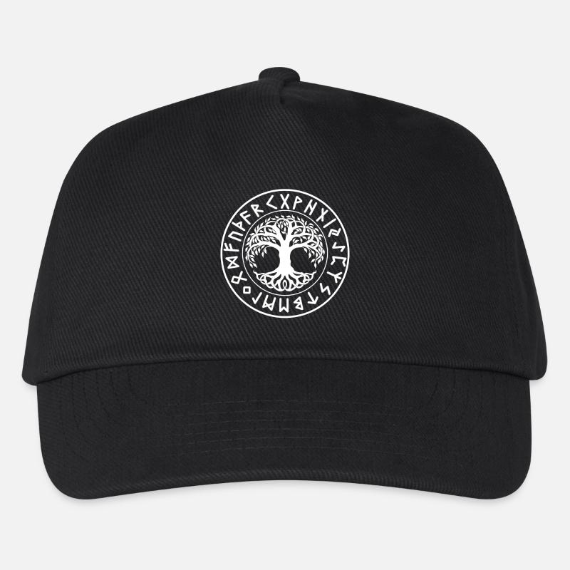 Yggdrasil - Casquette de baseball Enfant - noir