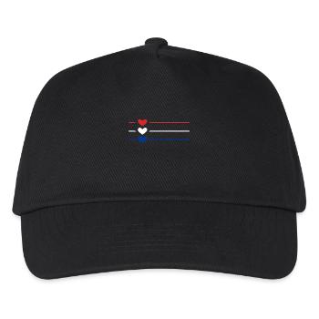 Island - Kinder Basecap - Schwarz - Vorne