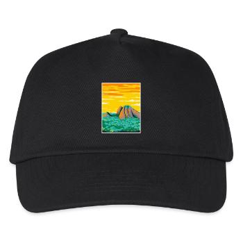 Guyana Amazonas Nationalpark WPA Poster Art Deco - Kinder Basecap - Schwarz - Vorne