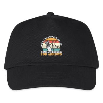 Tir à l’arc à la recherche de flèches - Casquette de baseball Enfant - noir - Devant