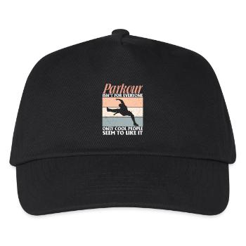 Parkour Isnt For Everyone Parkour Lovers - Kids’ Baseball Cap - black - Front