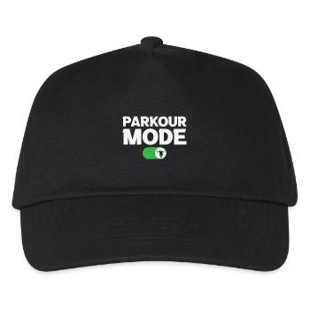 Parkour Lovers Parkour Mode On - Kids’ Baseball Cap - black - Front