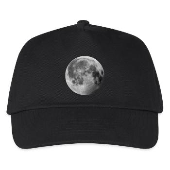 Mond - Kinder Basecap - Schwarz - Vorne
