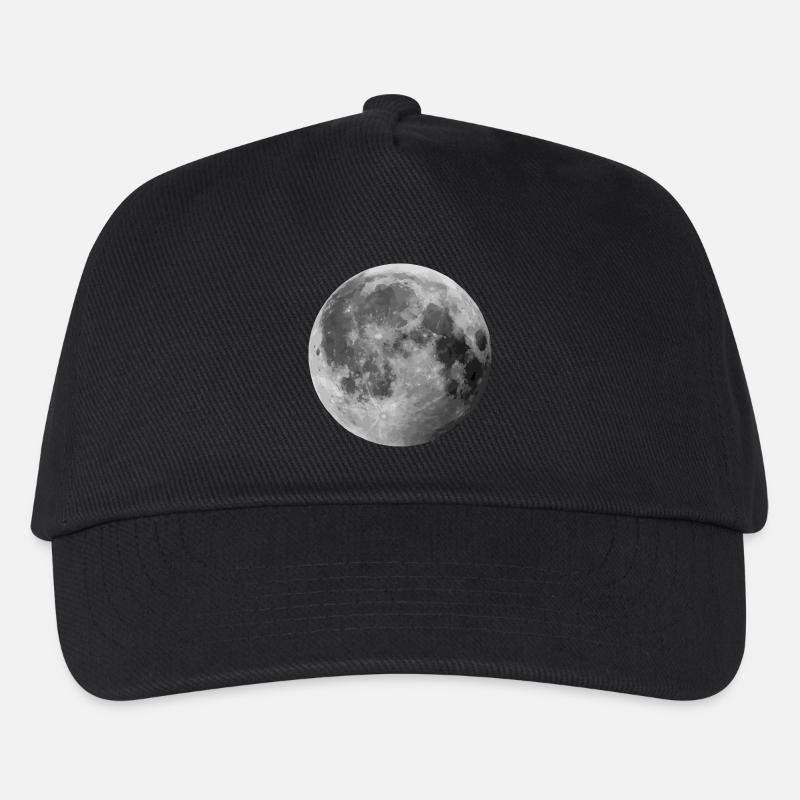 Mond - Kinder Basecap - Schwarz