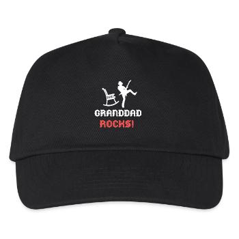 Grandfather Grandpa Funny Saying - Kids’ Baseball Cap - black - Front