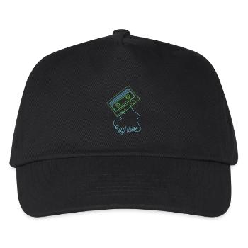 Eighties Cassette Tape 80s Retro - Kids’ Baseball Cap - black - Front