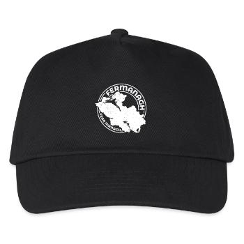 Comté de Fermanagh Irlande | Timbre de contour de carte - Casquette de baseball Enfant - noir - Devant