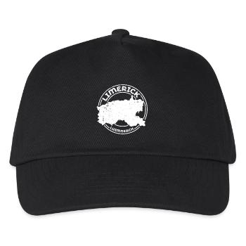 Comté de Limerick Irlande | Timbre de contour de carte - Casquette de baseball Enfant - noir - Devant