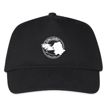 Comté de Galway en Irlande | Timbre de contour de carte - Casquette de baseball Enfant - noir - Devant
