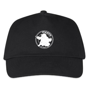Comté de Meath Irlande | Timbre de contour de carte - Casquette de baseball Enfant - noir - Devant