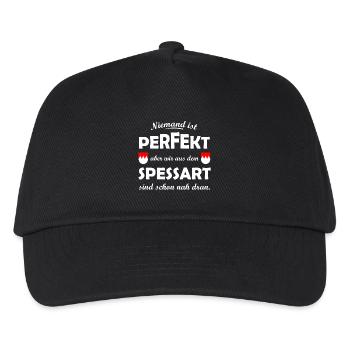 Perfekt aus dem Spessart - Kinder Basecap - Schwarz - Vorne