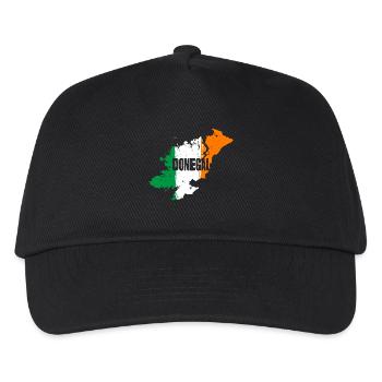 | du comté de Donegal Irlande Contour de la carte du drapeau - Casquette de baseball Enfant - noir - Devant