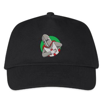 Friendly Crusader - Kids’ Baseball Cap - black - Front