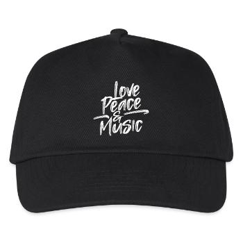 Déclaration d’amour Paix Liberté d’expression Pacifiste - Casquette de baseball Enfant - noir - Devant