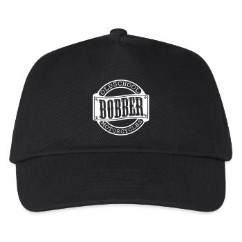 bobber oldschool motos chopper tuner motard - Casquette de baseball Enfant - noir - Devant
