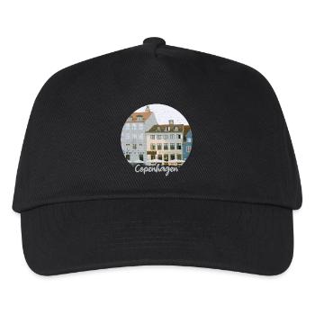 Copenhagen Harbour Flair Townhouses - Kids’ Baseball Cap - black - Front