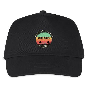 Sebokeng South Africa Safari Design - Kids’ Baseball Cap - black - Front