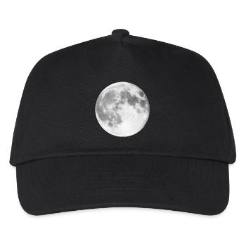 | d’atterrissage sur la Lune Loup-garou de pleine lune - Casquette de baseball Enfant - noir - Devant