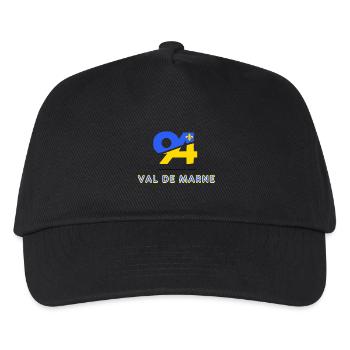 Val de marne - Kids’ Baseball Cap - black - Front